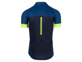 AGU Melange fietsshirt korte mouwen - blauw/fluor