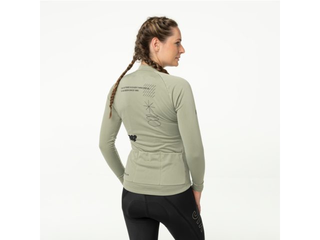 AGU Classic SIX6  dames fietsshirt lange mouwen - roots green
