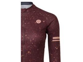 AGU Splatter dames fietsshirt lange mouwen - modica