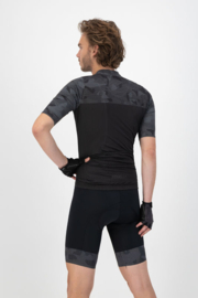 Rogelli Camo fietsshirt korte mouwen - zwart/grijs