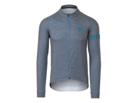 AGU Performance merino fietsshirt lange mouwen - steel blue