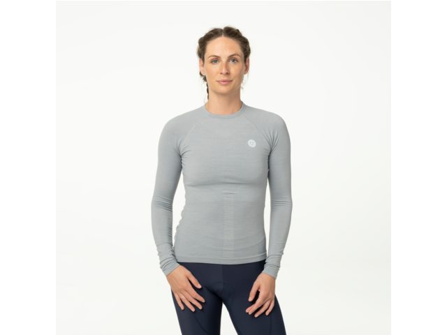 AGU Winterday merino ondershirt lange mouwen - grijs
