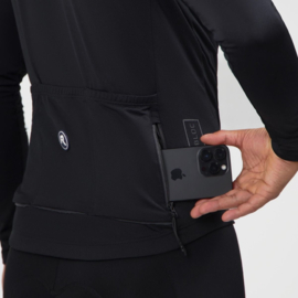 Rogelli Essential II heren fietsshirt lange mouwen - zwart