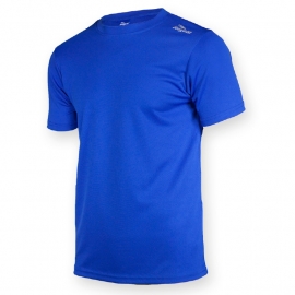 Rogelli hardloopshirt kinderen korte mouw - blauw