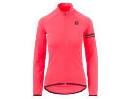 AGU Essential Thermo dames fietsshirt lange mouwen - coral