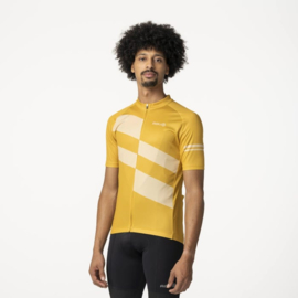 AGU Essential Diagonal Stripes fietsshirt korte mouwen - Amber Haze