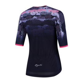 Rogelli Animal dames fietsshirt korte mouwen - blauw/roze (eco)
