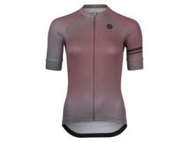AGU Essential Gradient dames fietsshirt korte mouwen - brown flux