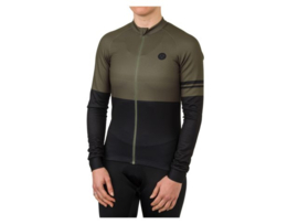 AGU Essential Duo dames fietsshirt lange mouwen - army green