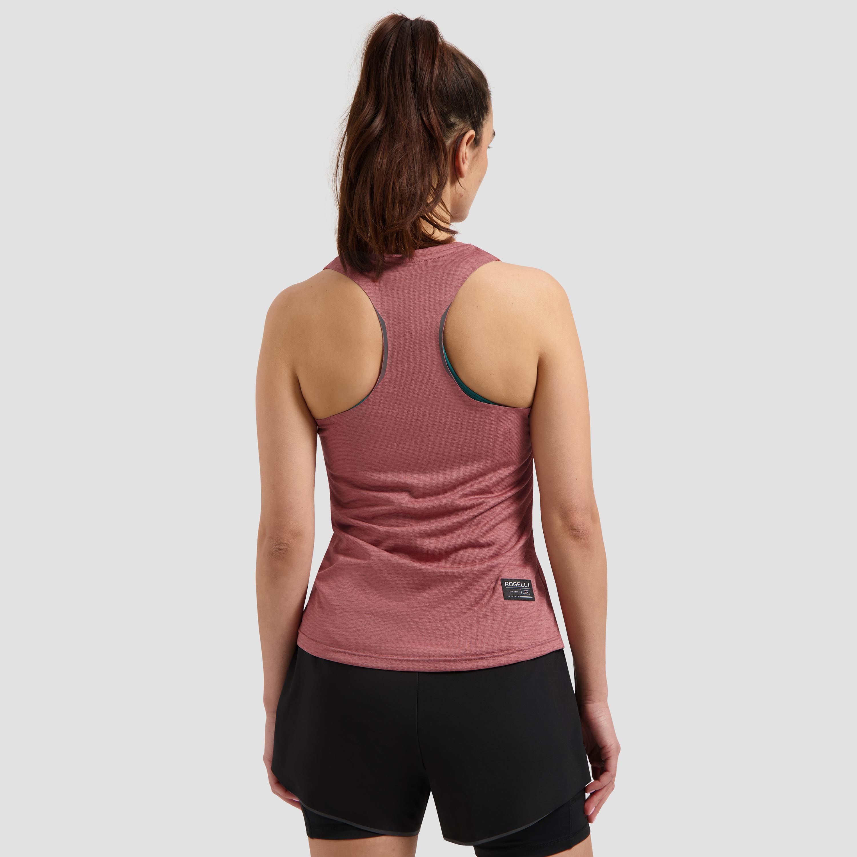 Rogelli Distance hardloop singlet dames - rood
