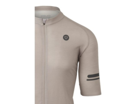 AGU Performance Merino  fietsshirt korte mouwen - bond greige