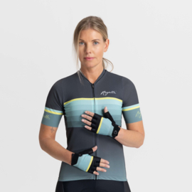 Rogelli Impress II dames zomer fietshandschoenen - mint/geel/grijs