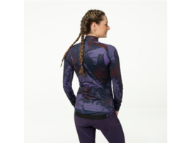 AGU Performance Flower dames fietsshirt lange mouwen - purple rain