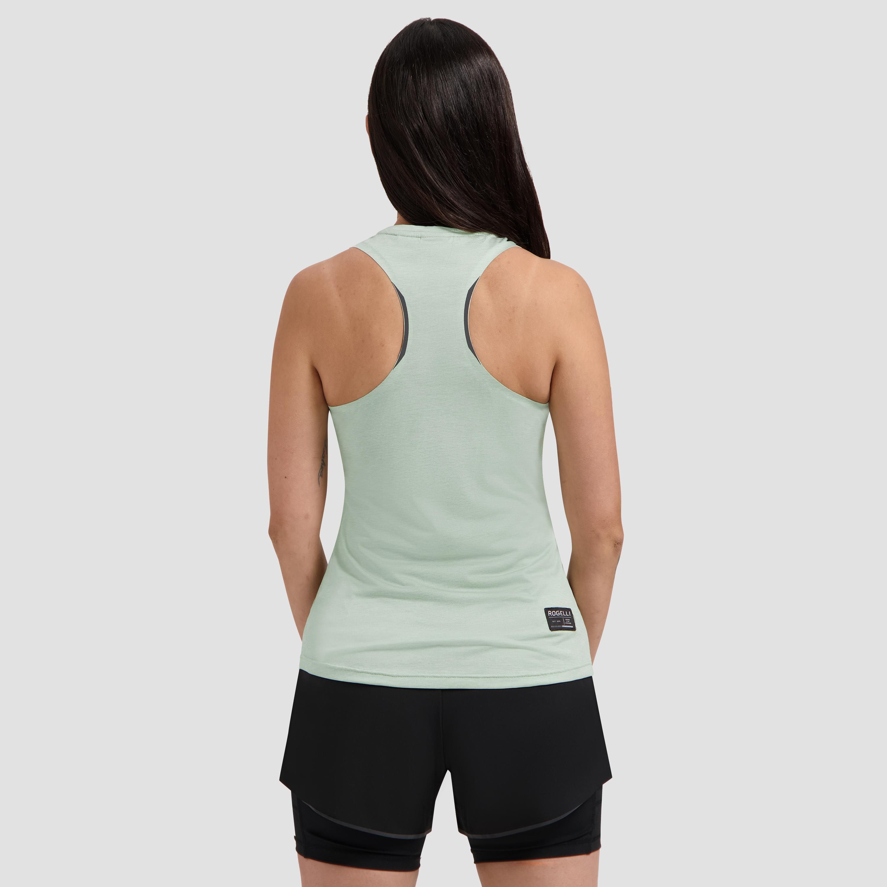 Rogelli Distance hardloop singlet dames - groen