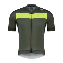 Rogelli Prime fietsshirt korte mouwen - groen/fluor