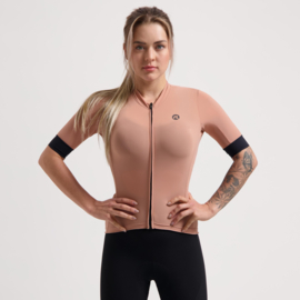 Rogelli Signature dames fietsshirt korte mouwen - roze