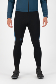 Rogelli Tyro lange heren fietsbroek - zwart/blauw