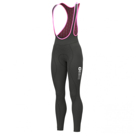 Alé Solid Essential dames bibtight - zwart/roze/wit