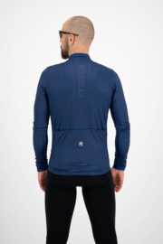 Rogelli Essential heren fietsshirt lange mouwen - blauw