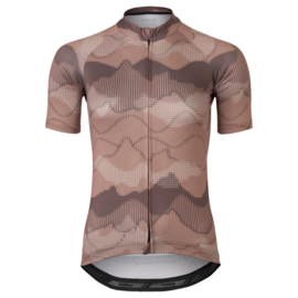 AGU Venture dames gravel fietsshirt korte mouwen - leather