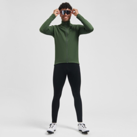 Rogelli Essential II heren winter fietskledingset - groen/zwart