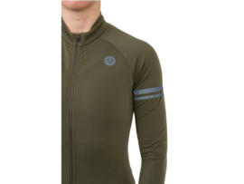 AGU Essential Thermo dames fietsshirt lange mouwen - army green