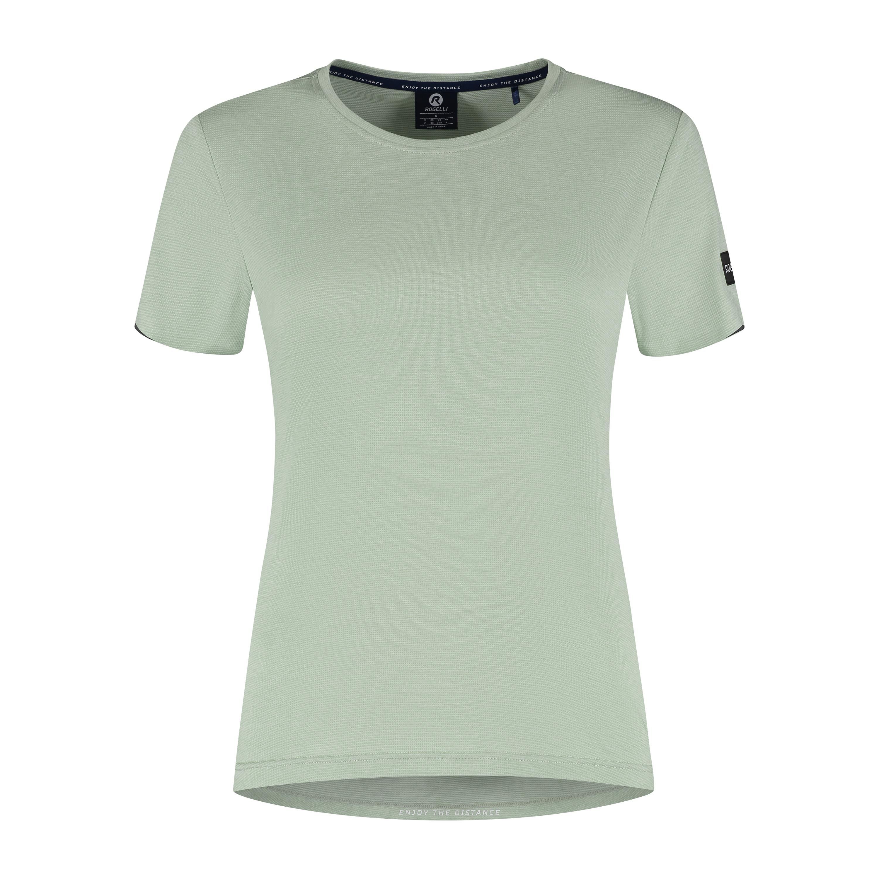 Rogelli Distance hardloopshirt dames korte mouw - groen