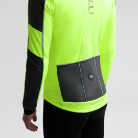 Rogelli Essential Hi Vis heren fietsjack - zwart