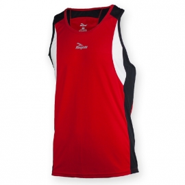 Rogelli Darby hardloop singlet heren - rood/zwart/wit