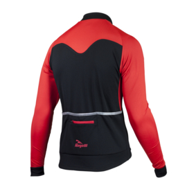 Rogelli Caluso 2.0 fietsshirt lange mouwen - zwart/rood