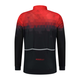 Rogelli Sphere heren winter fietsjack - zwart/rood