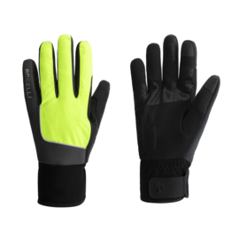 Rogelli Essential Hi Vis winter fietshandschoenen - fluor/zwart