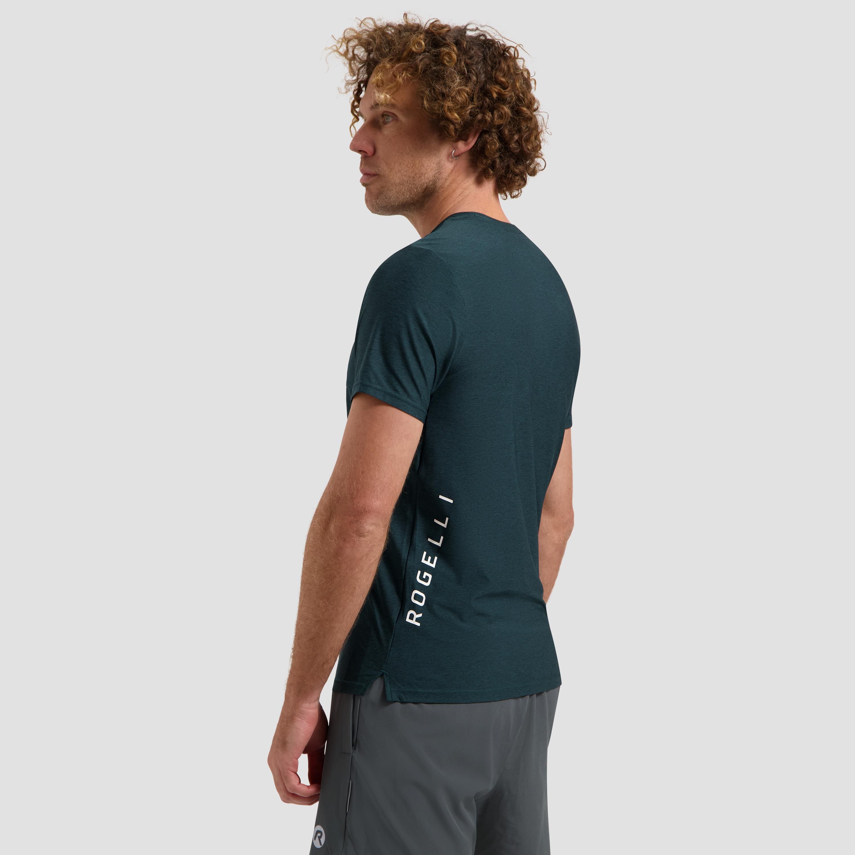 Rogelli Essential hardloopshirt heren korte mouw - blauw