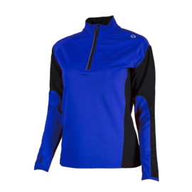 Rogelli Elka hardloopshirt dames lange mouwen - blauw/zwart