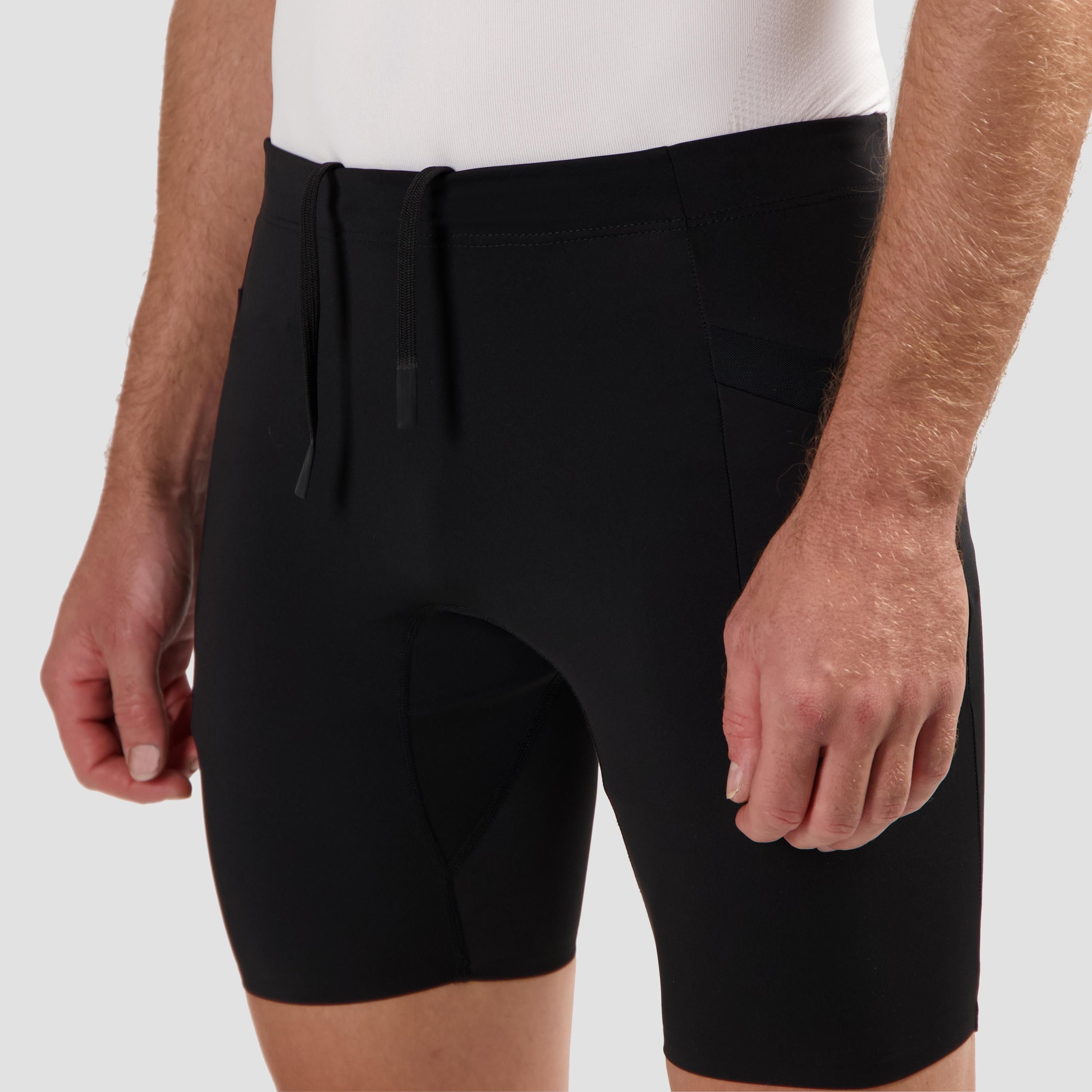 Rogelli Distance korte hardloopbroek heren - zwart