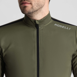 Rogelli Core heren fietsshirt lange mouwen - legergroen