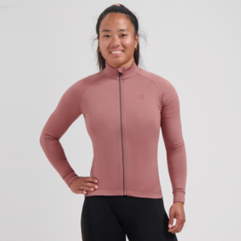 Rogelli Essential II dames fietsshirt lange mouwen - roze
