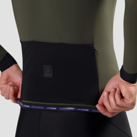 Rogelli Signature Light heren fietsshirt lange mouwen - groen