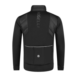 Rogelli Wadded II heren winter fietsjack - zwart