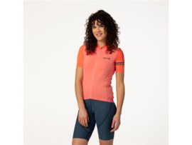 AGU Performance Colorblock dames fietsshirt korte mouwen - sakura blossom