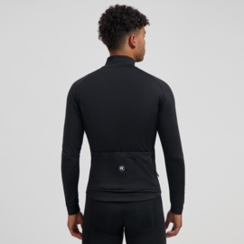 Rogelli Essential II heren fietsshirt lange mouwen - zwart