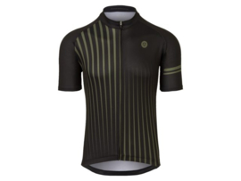 AGU Faded fietsshirt korte mouwen - zwart/legergroen