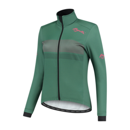 Rogelli Purpose dames winter fietsjack - groen/coral