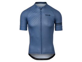 AGU Essential Chippie Lines heren fietsshirt korte mouwen - specchio blue