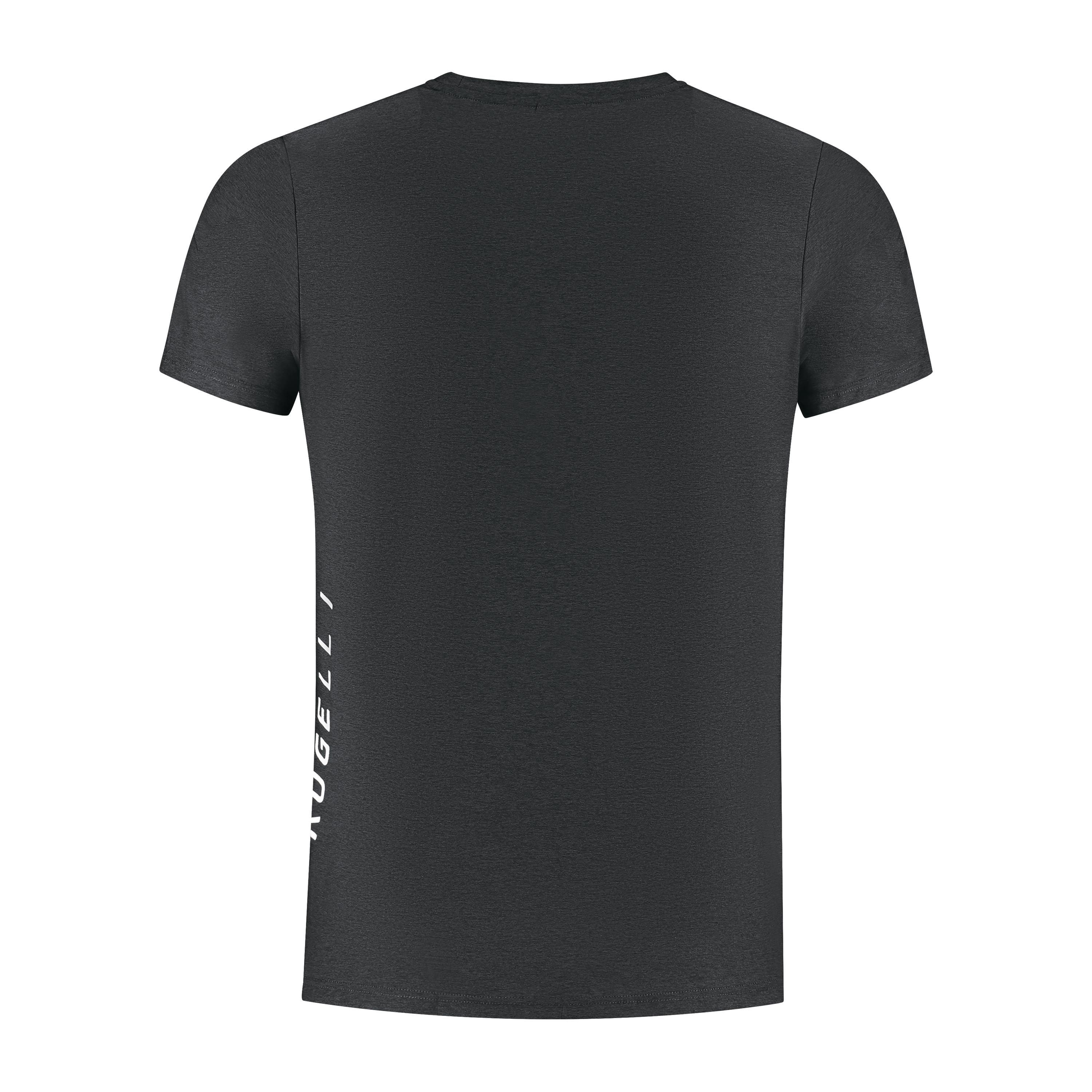 Rogelli Essential hardloopshirt heren korte mouw - zwart