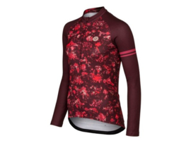 AGU Essential Abstract Flower dames fietsshirt lange mouwen - modica