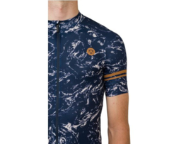 AGU Marble fietsshirt korte mouwen - blauw