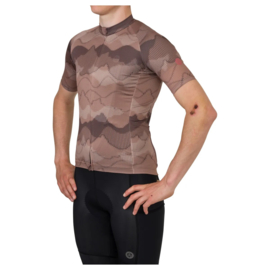 AGU Venture gravel fietsshirt korte mouwen - leather