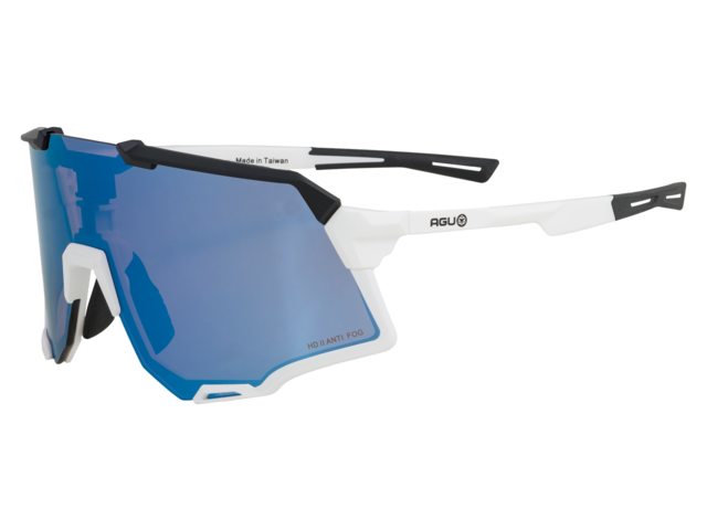 AGU Dynamic Blue HDII fietsbril - wit/zwart