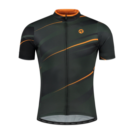 Rogelli Buzz fietsshirt korte mouwen - groen/oranje